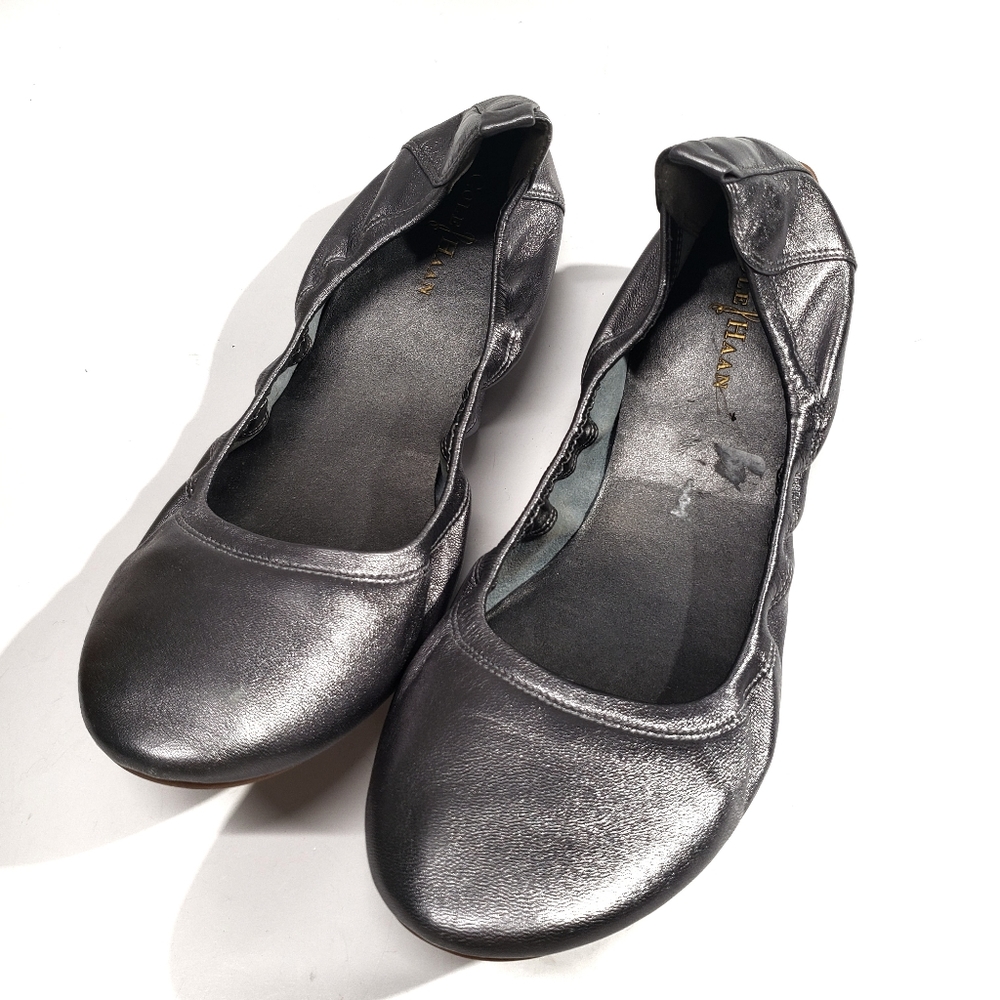 Cole Haan Metallic Jenni Flats